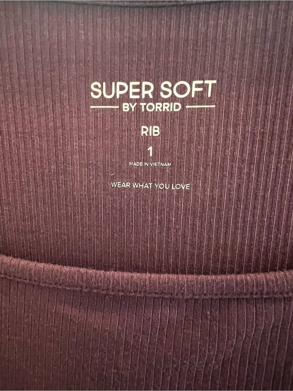 Torrid Super Soft Rib Square Neck Double Ruffle Babydoll Top - Picture 5 of 5